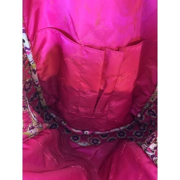 Vera Bradley Small Backpack in Very Berry Paisley? Purse Bag Quilted‎ Back Pack main image 4